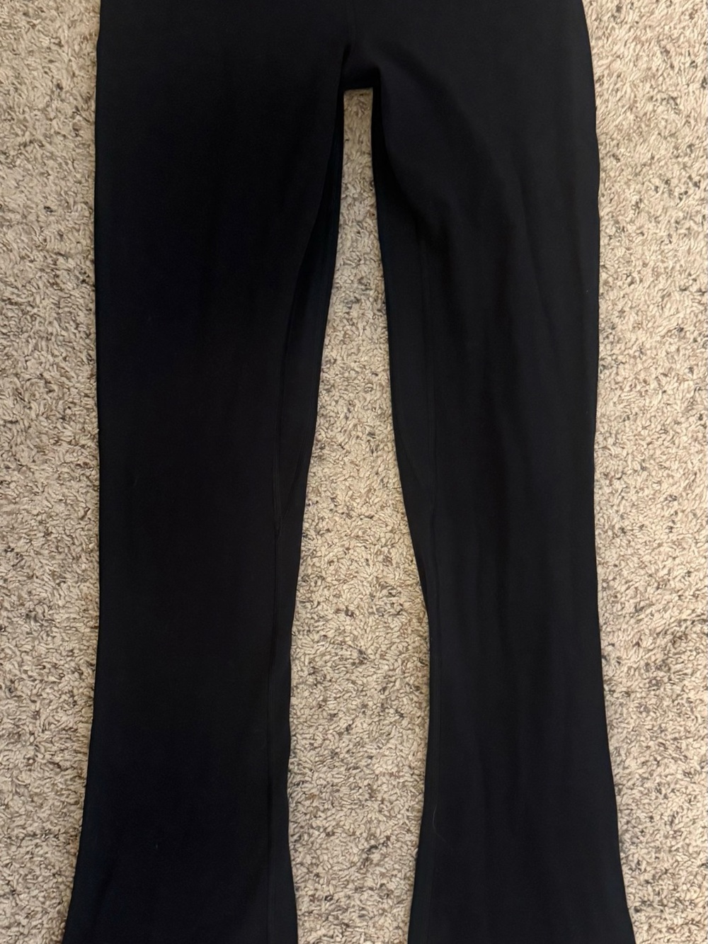 lululemon athletica Black Flared Yoga Pants